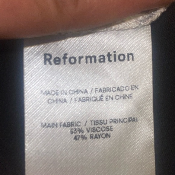 NWT Reformation Ventura Slip Dress - Climate Newsprint, S, Rare Sold Out Pattern - Picture 12 of 13